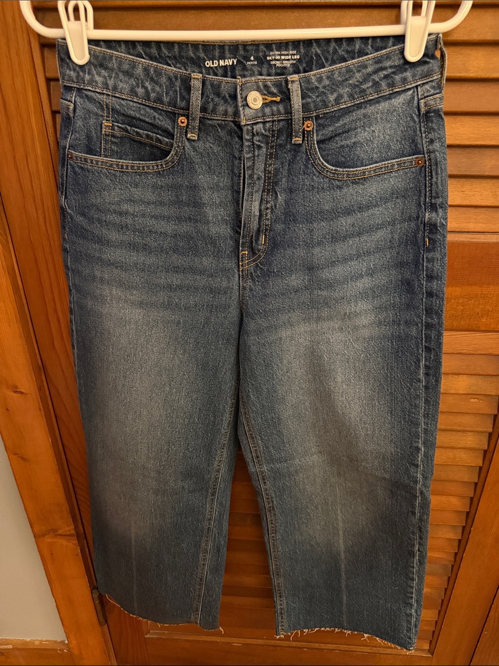 Old Navy Petite Sky High Wide Leg Jeans